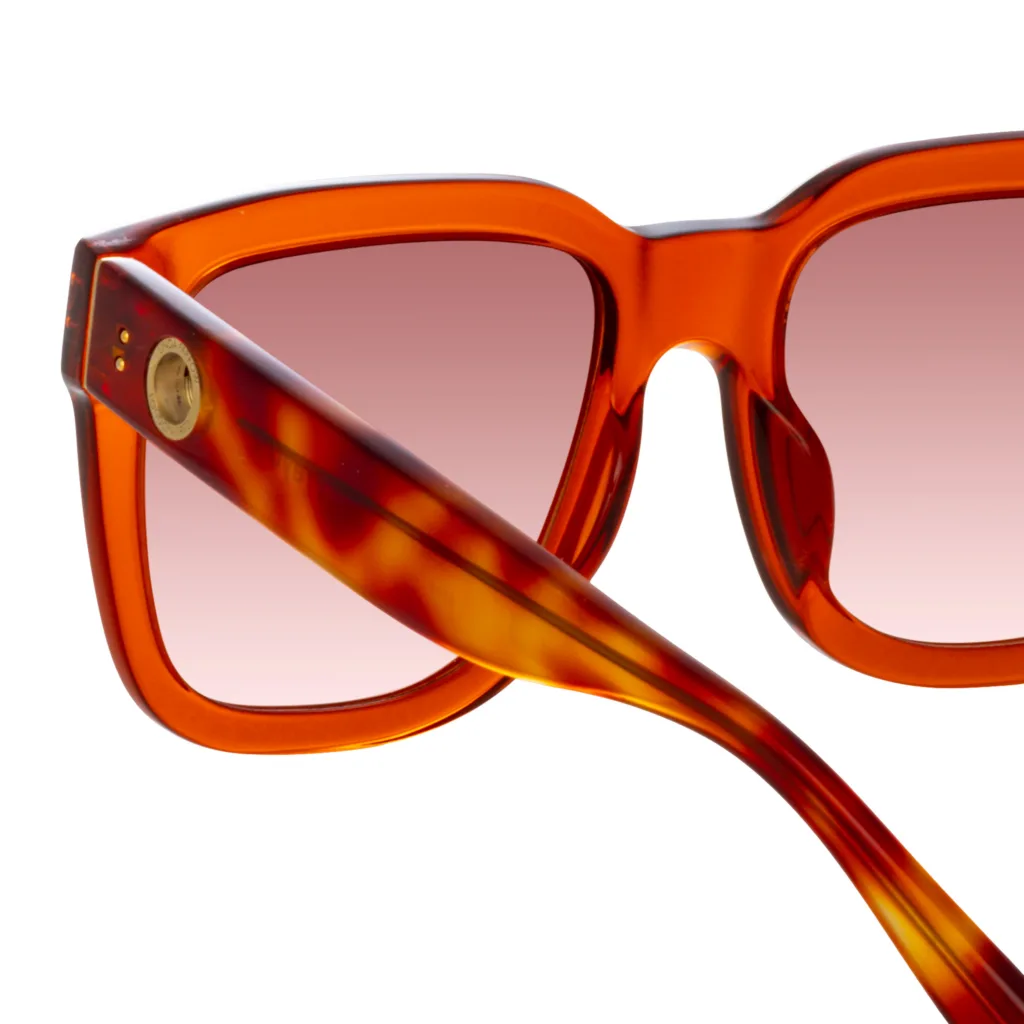 Linda Farrow Freya LFL1175 C9 AMBER / ROSE GRADIENT, Kolorowy