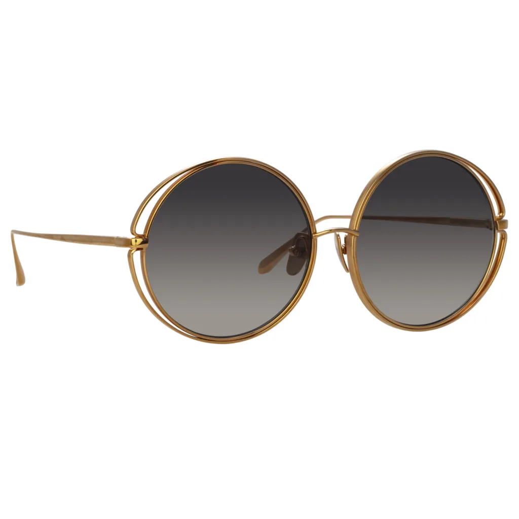 Linda Farrow SELENE SUN LFL1456 C1 18K ROSE GOLD / GREY, Złoty