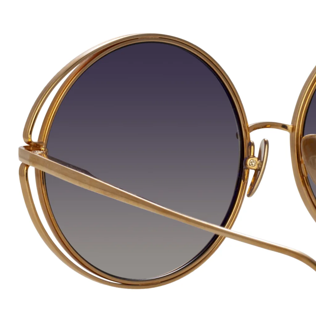 Linda Farrow SELENE SUN LFL1456 C1 18K ROSE GOLD / GREY, Złoty