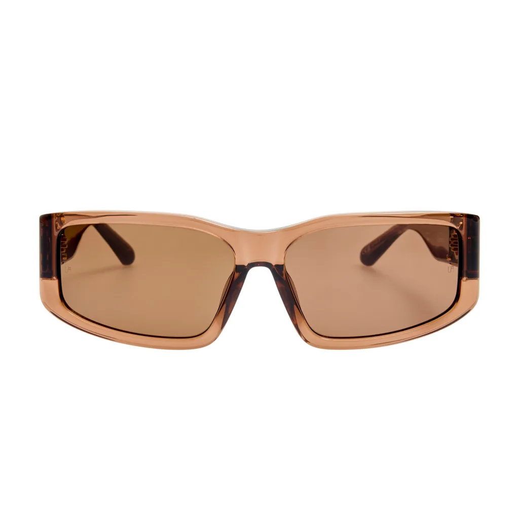 Linda Farrow CARMELA LFL1617 C2 BROWN / BROWN, Brązowy