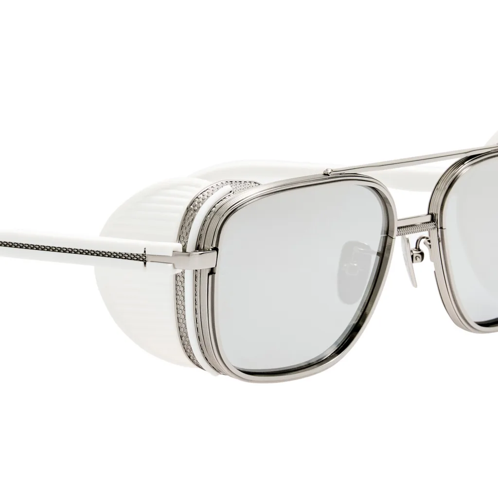 Linda Farrow BOYD LFL1630 C3 22K WHITE GOLD / PLATINUM, Srebrny