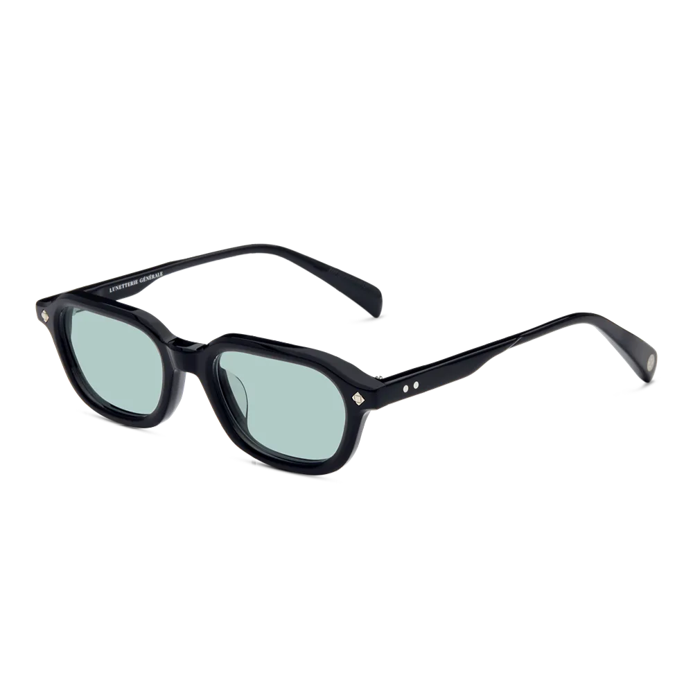 Lunetterie Générale DOLCE FAR NIENTE BLACK & PALLADIUM / SOLID TEAL, Czarny