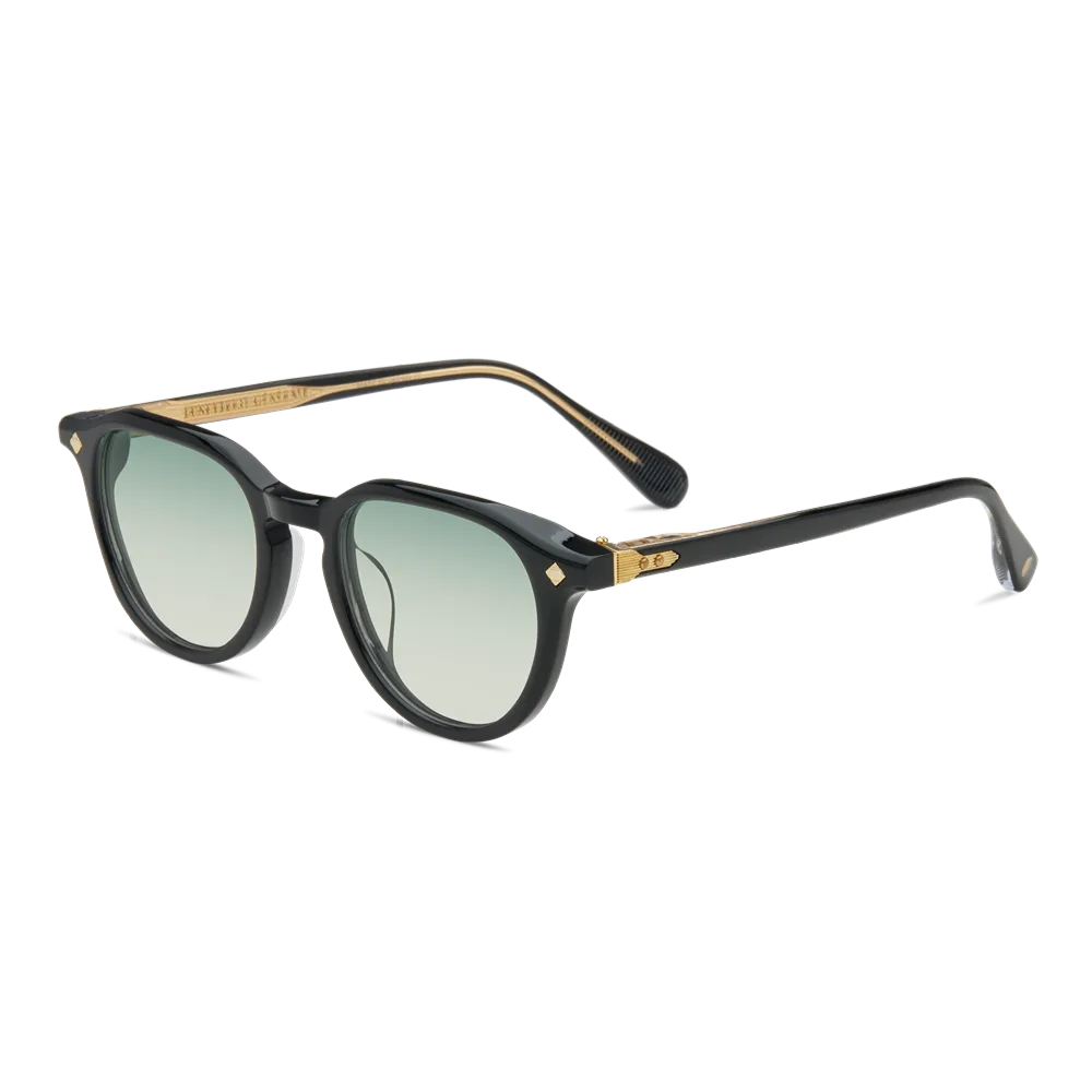Lunetterie Générale DESERT RAIN BLACK & 24K GOLD / GRADIENT BLUE GREEN, Czarny