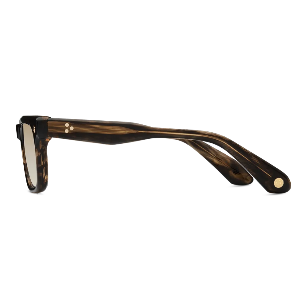 Lunetterie Générale MASTROIANNI TOBACCO & 18K GOLD / GRADIENT BRONZE, Brązowy