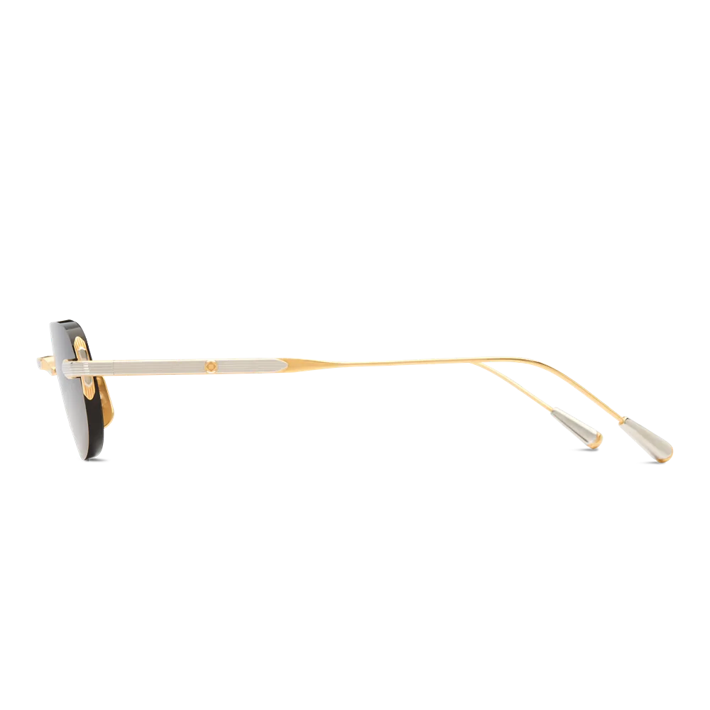 Lunetterie Générale ST-TROPEZ 18K GOLD & PALLADIUM / GRADIENT SAND, Złoty