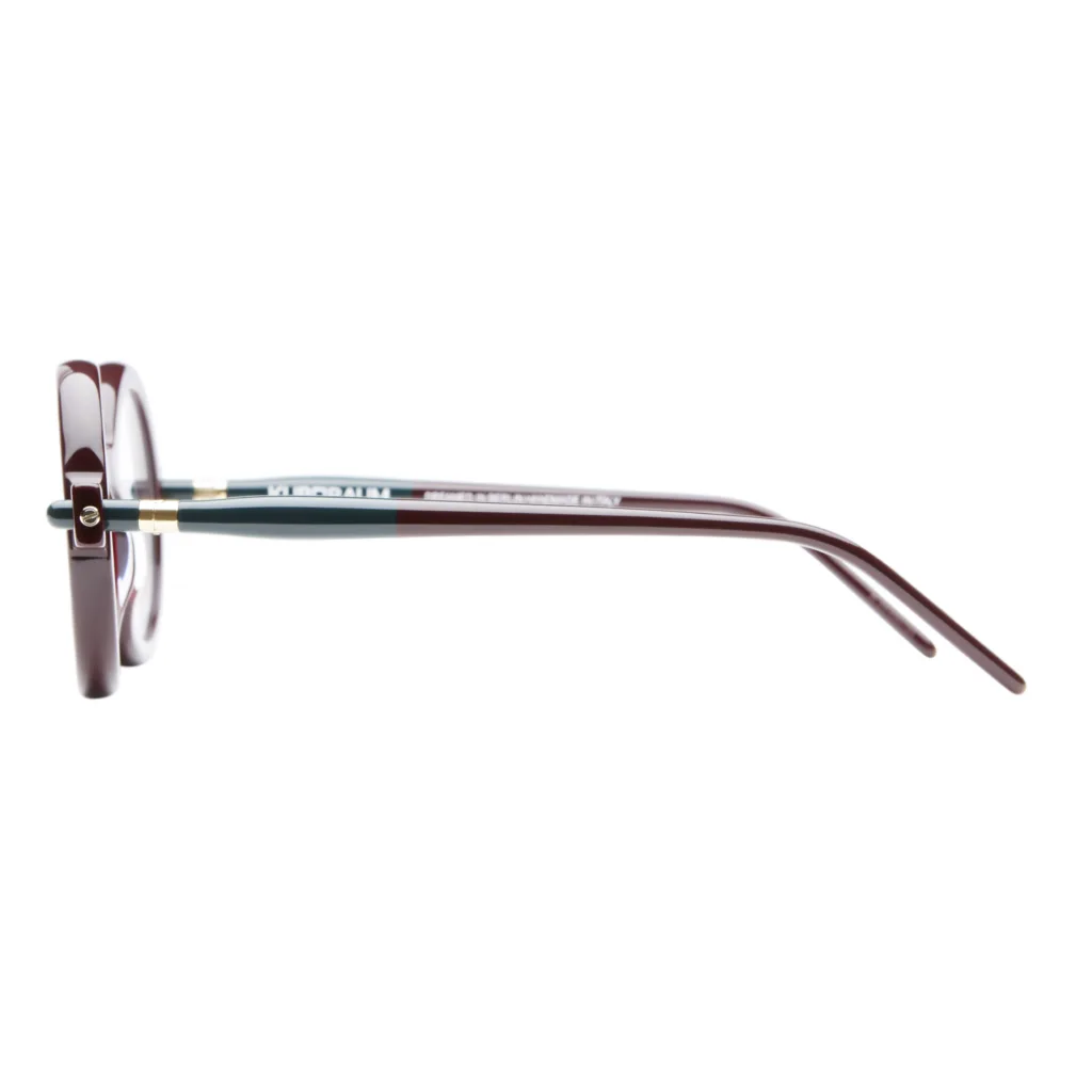 Kuboraum MASKE P1 P1 DR BORDEAUX, DARK GREEN + BORDEAUX, Czerwony