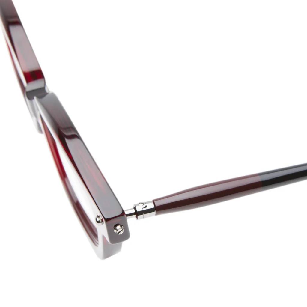Kuboraum MASKE P25 P25 BX BORDEAUX / BORDEAUX + BLACK SHINE, Czerwony
