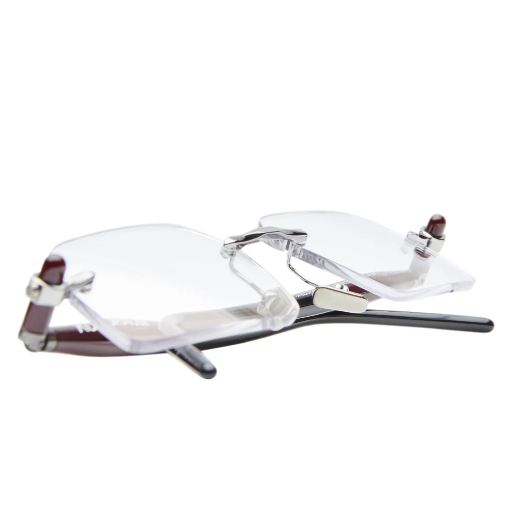 Kuboraum MASKE P64 P64 GM BX GUN METAL / BORDEAUX, Srebrny
