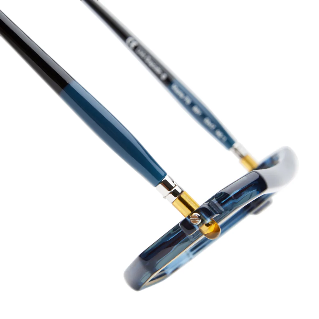 Kuboraum MASKE P8 Kolor: P8 BBY BLACK BLUE YELLOW / BLACK AMBER BLUE, Kolor oprawy: Niebieski