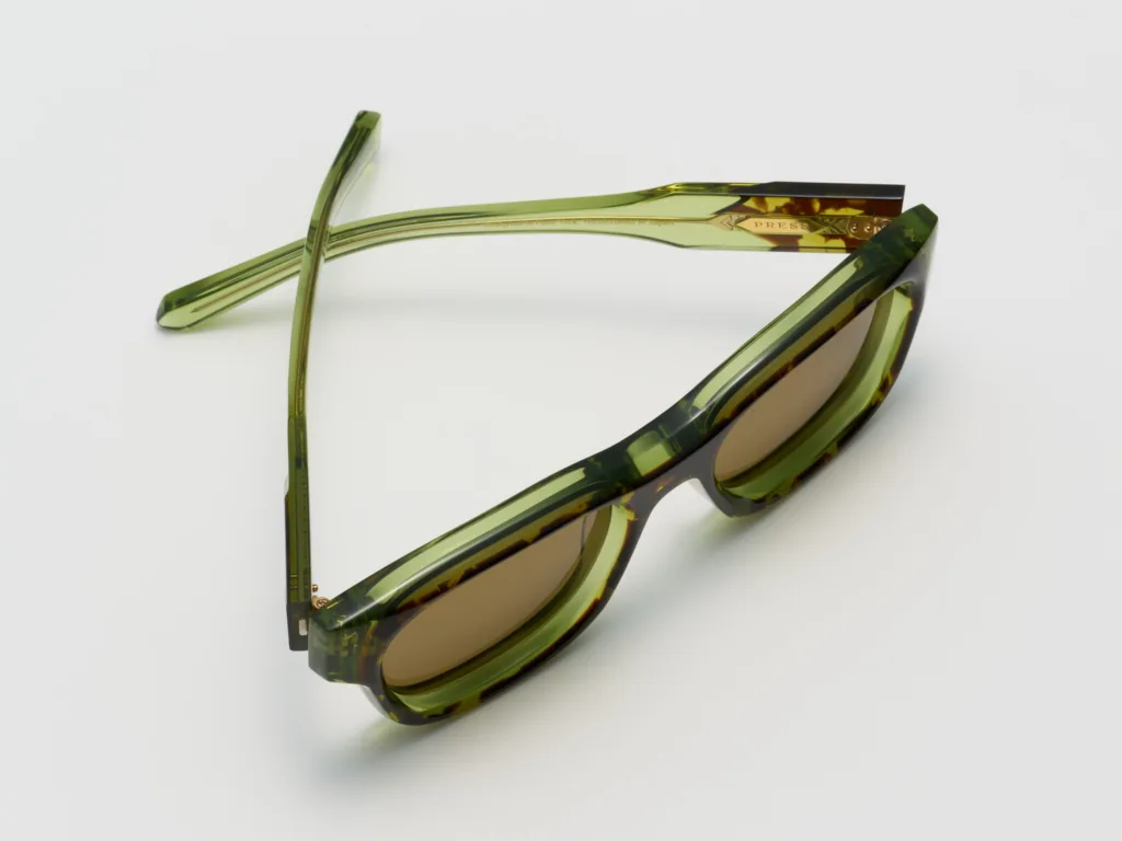 Press PRESIDENTE Kolor: LE011 GREEN TORTOISE, Kolor oprawy: Zielony