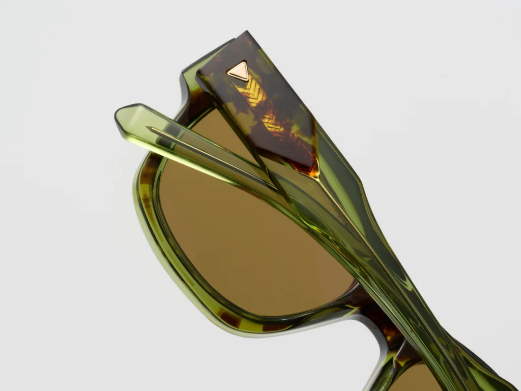 Press PRESIDENTE Kolor: LE011 GREEN TORTOISE, Kolor oprawy: Zielony