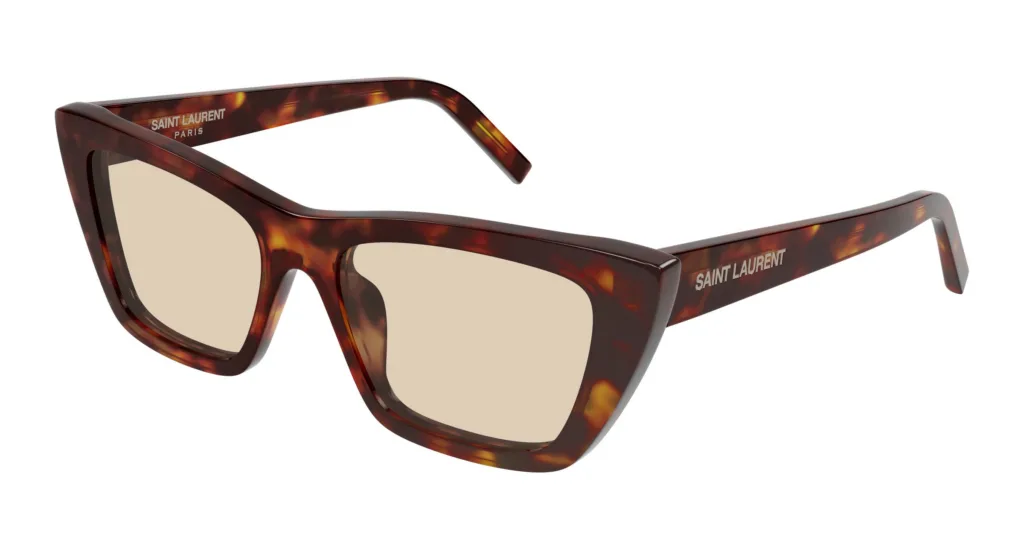 Saint Laurent SL 276 MICA Kolor: 064 HAVANA/LIGHT BROWN, Kolor oprawy: Wzór havana