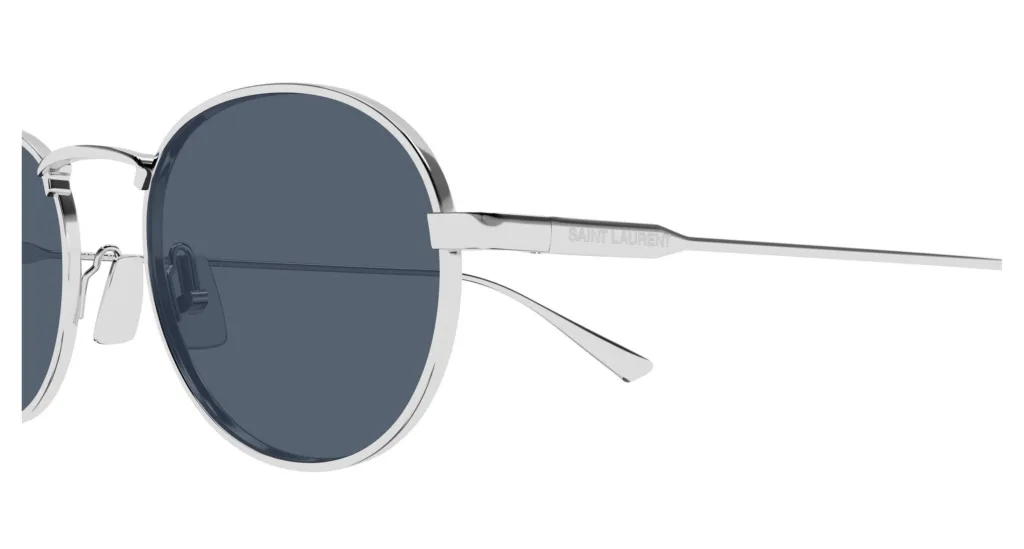 Saint Laurent SL 799 SHINY SILVER, Srebrny