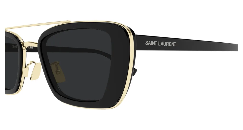 Saint Laurent SL 825 Kolor: 001 BLACK/ DARK GREY, Kolor oprawy: Czarny