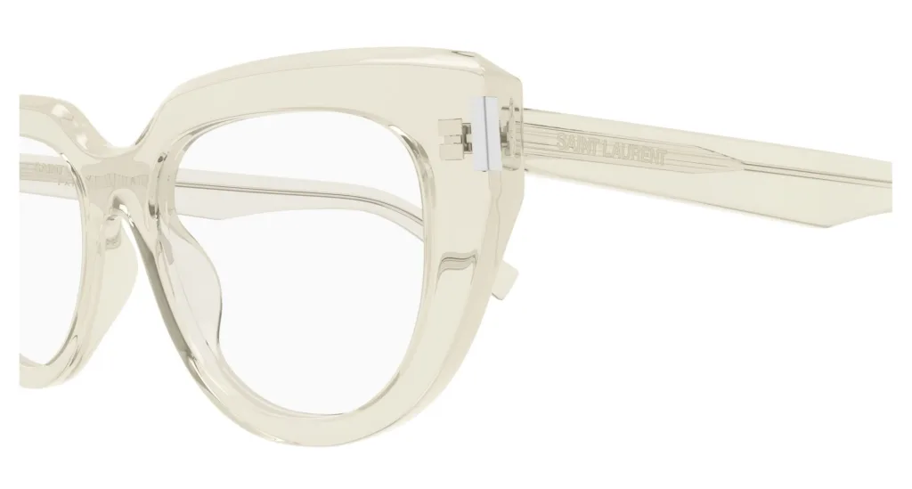 Saint Laurent SL 828 004 CRYSTAL, Transparentny