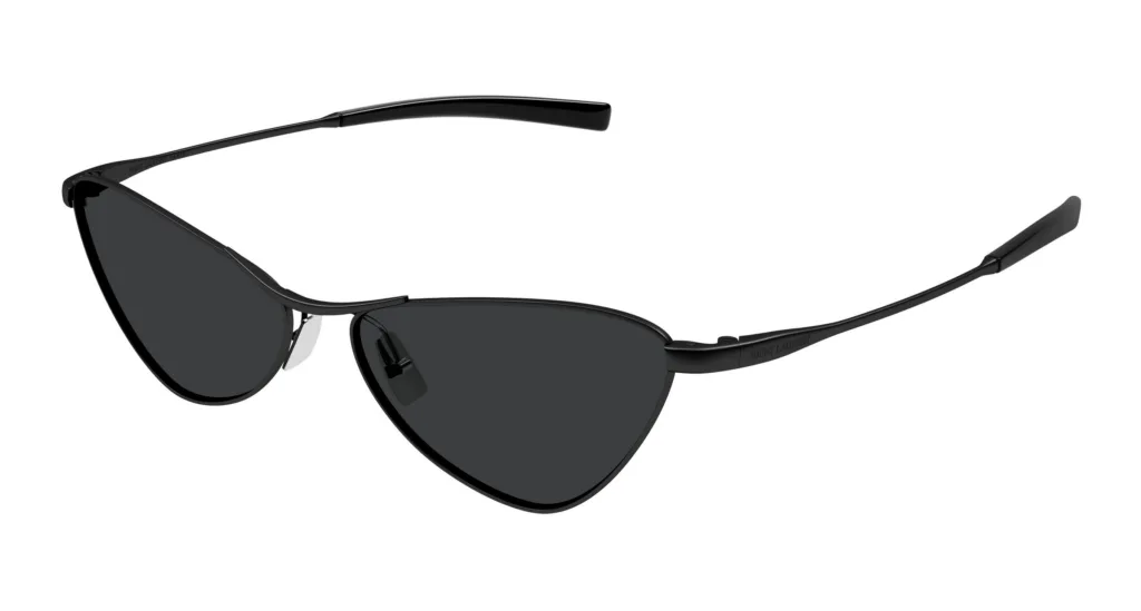 Saint Laurent SL 830 001 BLACK/ DARK GREY, Czarny