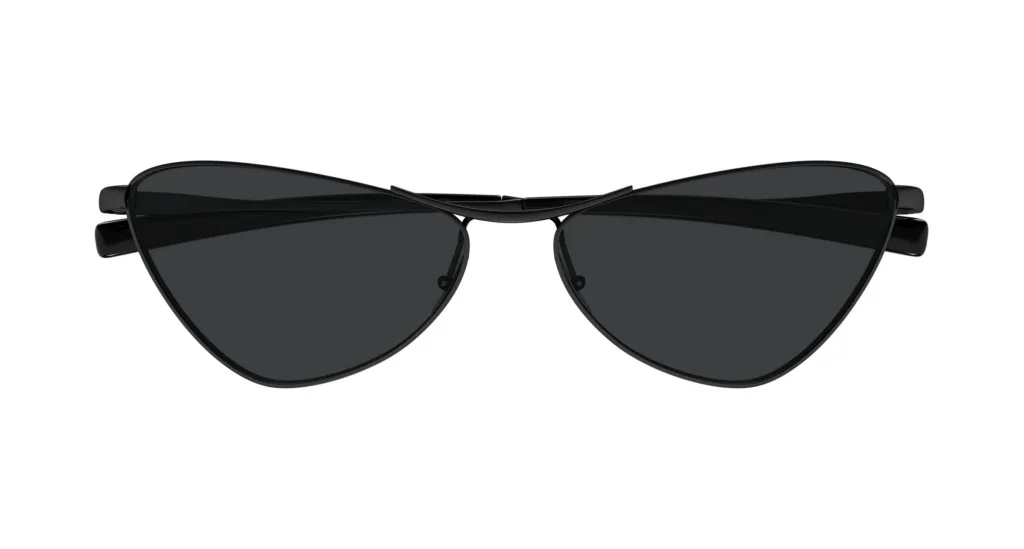 Saint Laurent SL 830 001 BLACK/ DARK GREY, Czarny