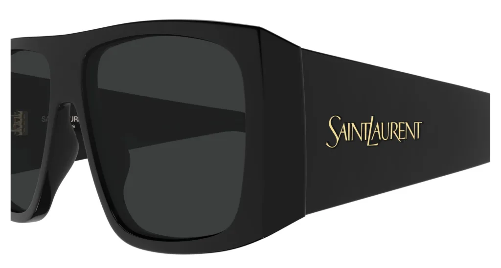 Saint Laurent SL 832 Kolor: 001 BLACK/ DARK GREY, Kolor oprawy: Czarny