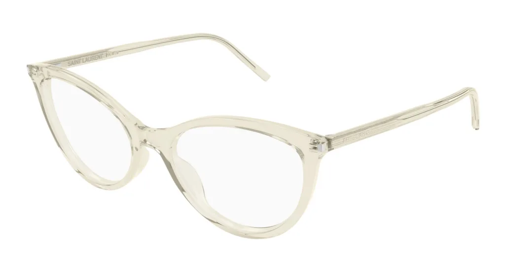 Saint Laurent SL 833 Kolor: 004 CRYSTAL, Kolor oprawy: Transparentny
