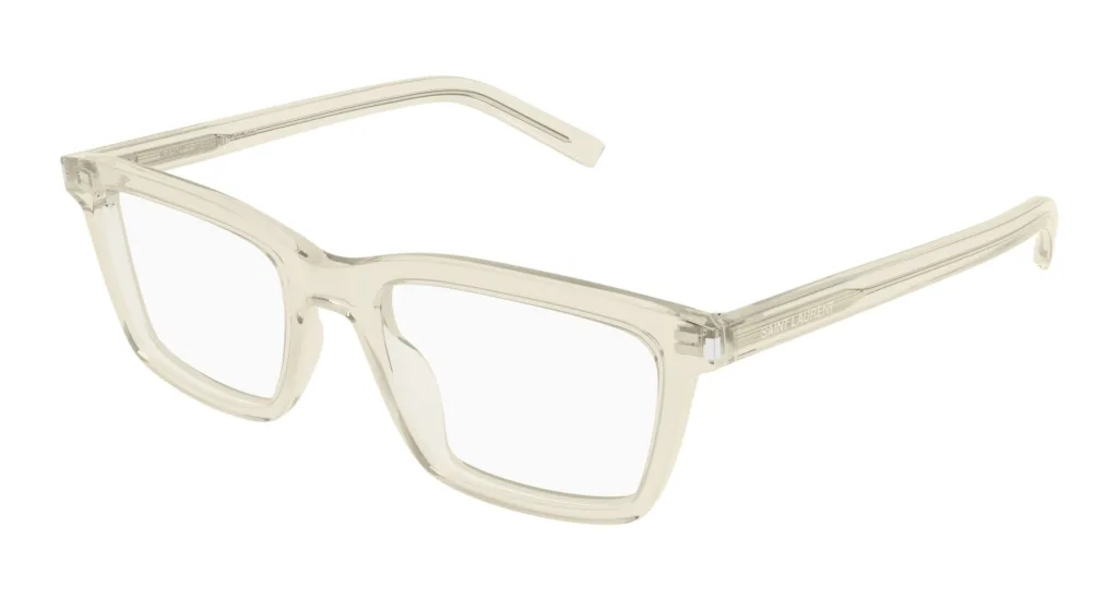 Saint Laurent SL 842 004 CRYSTAL, Transparentny