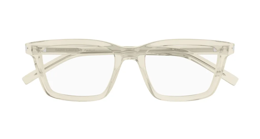 Saint Laurent SL 842 004 CRYSTAL, Transparentny