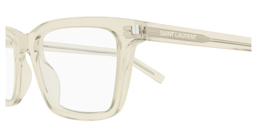 Saint Laurent SL 842 004 CRYSTAL, Transparentny
