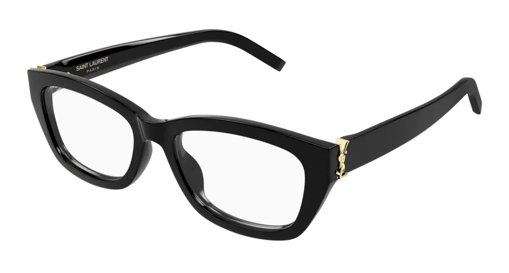 Saint Laurent SL M153 Kolor: 001 BLACK, Kolor oprawy: Czarny