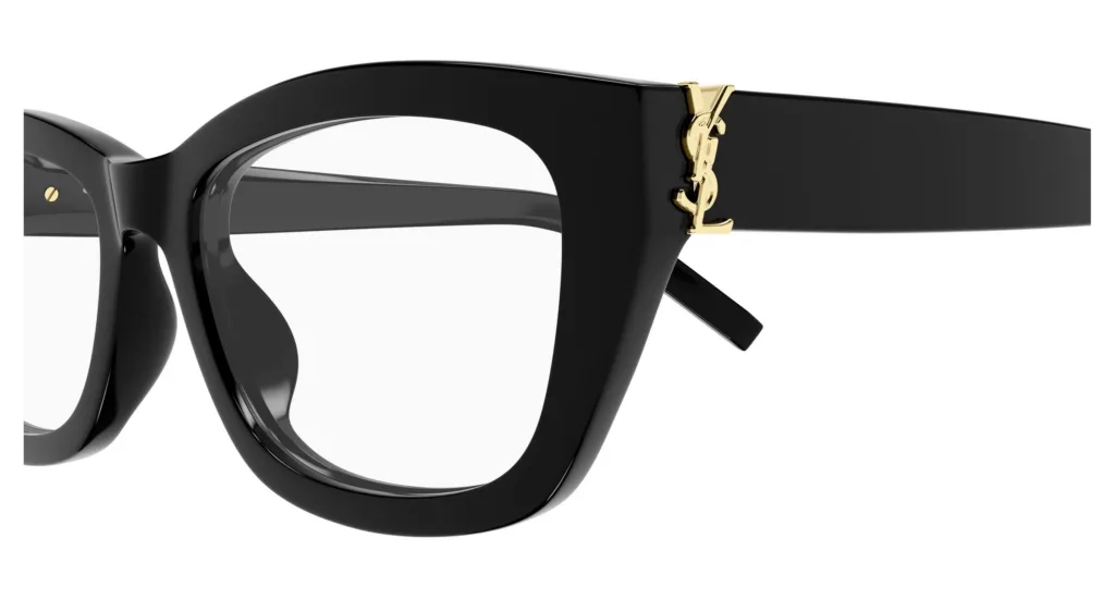 Saint Laurent SL M153 Kolor: 001 BLACK, Kolor oprawy: Czarny