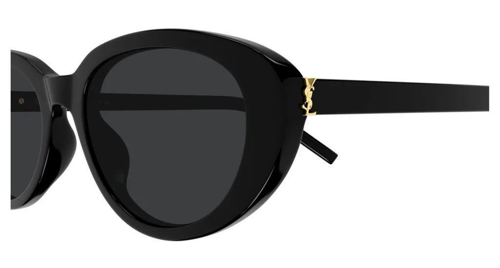 Saint Laurent SL M154 Kolor: 001 BLACK/ DARK GREY, Kolor oprawy: Czarny