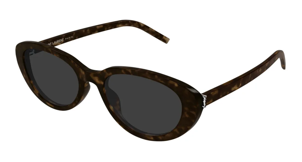 Saint Laurent SL M154 Kolor: HAVANA/DARK GREY, Kolor oprawy: Wzór havana