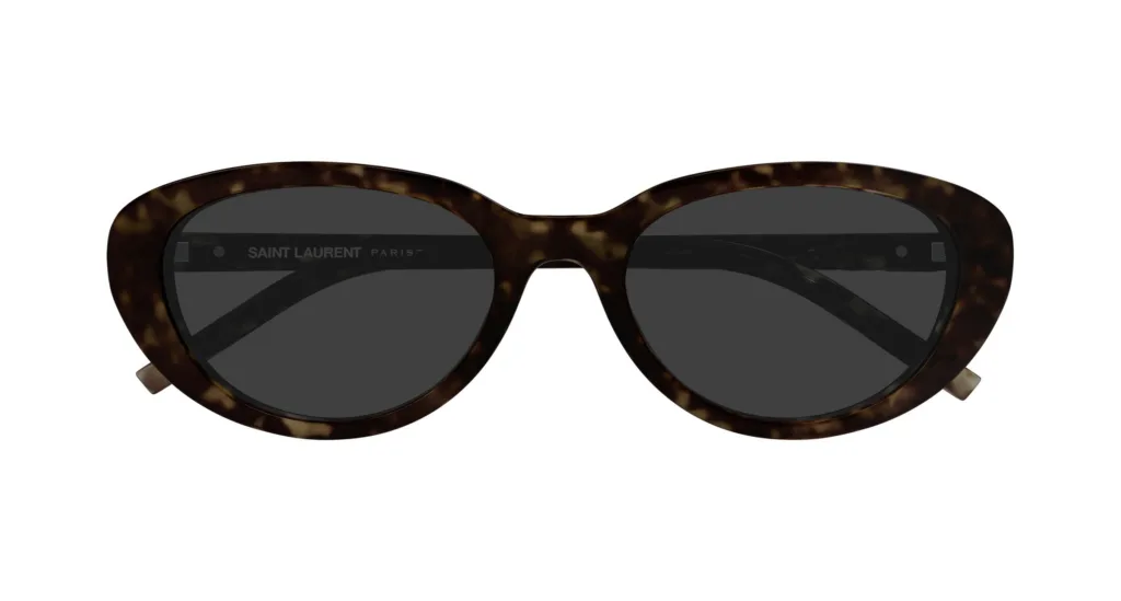 Saint Laurent SL M154 Kolor: HAVANA/DARK GREY, Kolor oprawy: Wzór havana
