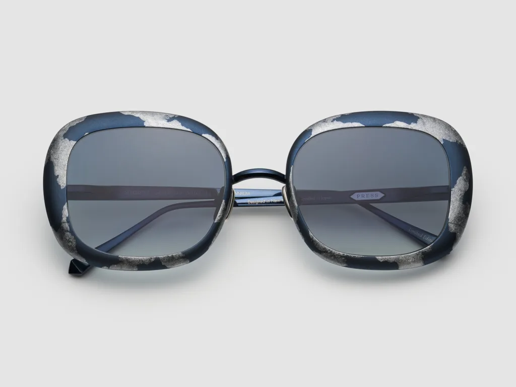 Press SPEEDSTER GOLD LEAF 02 / ST023 NAVY PLATINUM LEAF, Niebieski