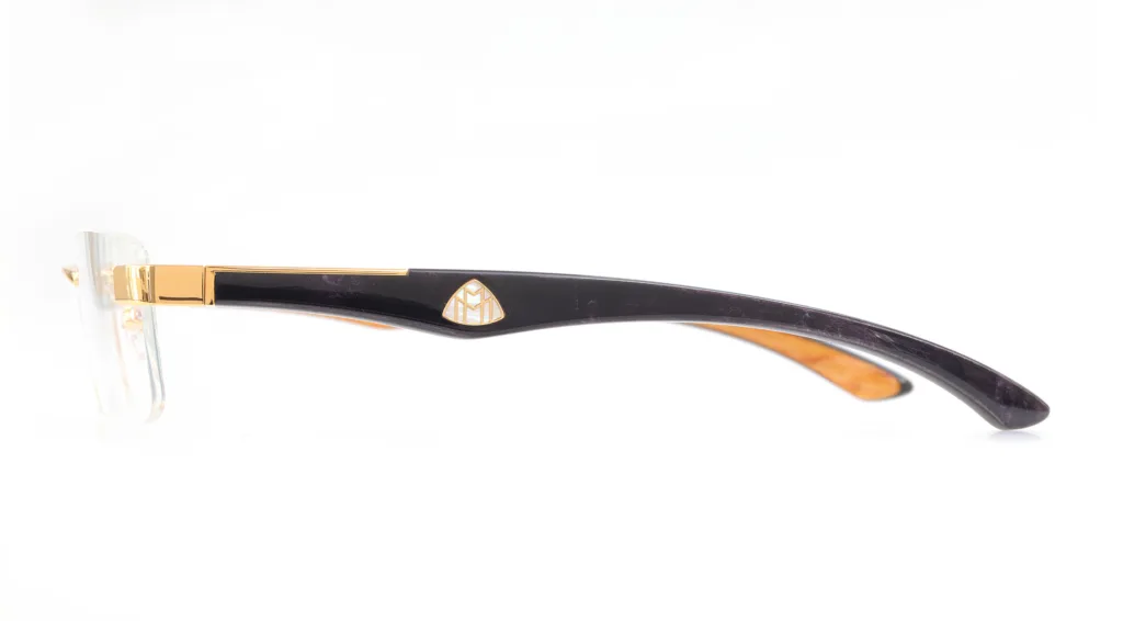 Maybach THE ARTIST III MELLOW GOLD PLATED / BLACK / WALNUT BROWN, Złoty
