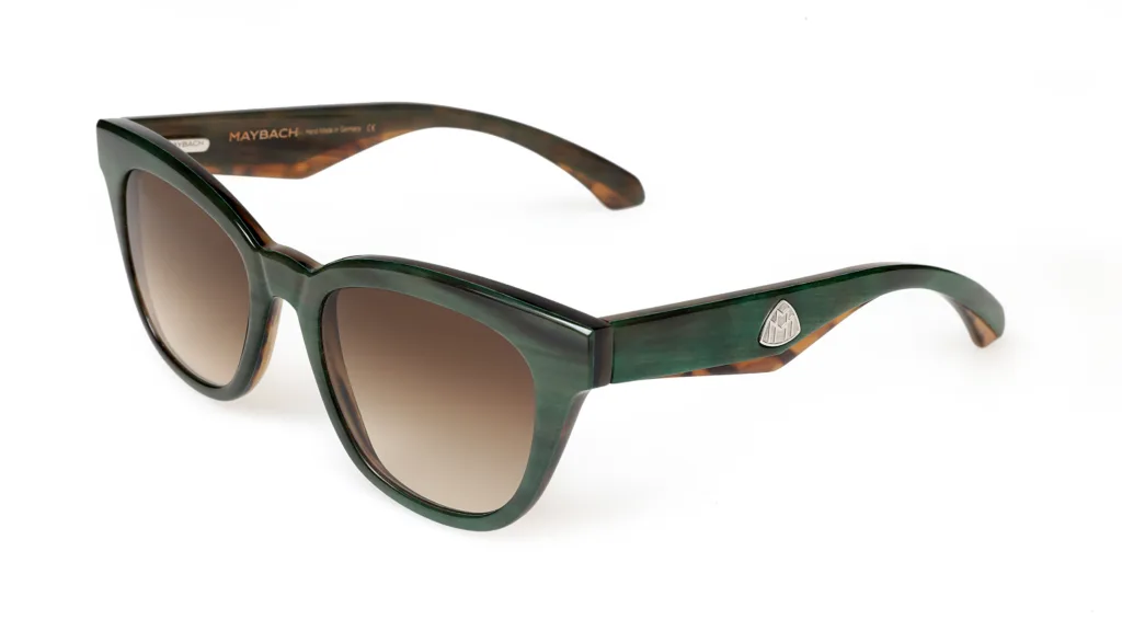 Maybach THE CHAIRWOMAN I DEEP GREEN/BROWN TORTOISESHELL/BROWN GRADIENT, Zielony