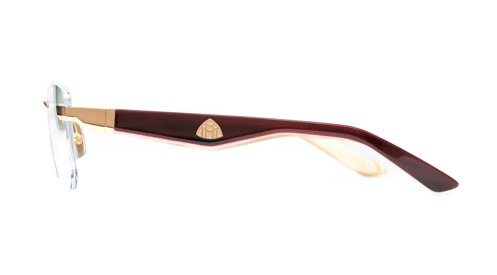 Maybach THE VISIONIST I MELLOW GOLD PLATED/DARK WALNUT/IVORY, Brązowy