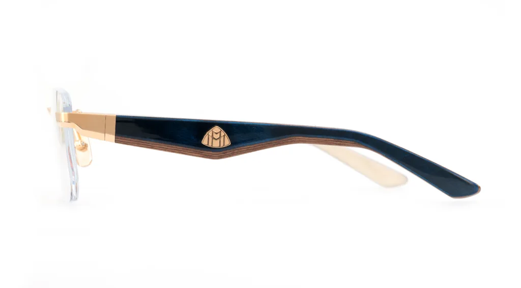 Maybach THE VISIONIST I GOLD/DEEP SEA BLUE WALNUT/IVORY, Niebieski