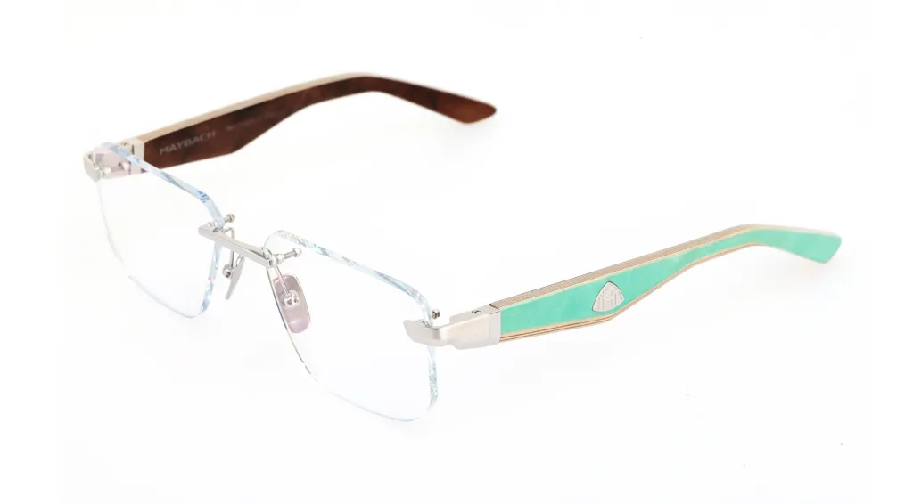 Maybach THE VISIONIST I CHAMPAGNE GOLD/TURQUOISE GREEN/DARK WALNUT, Złoty