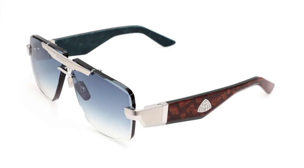 Maybach THE PRESIDENT II PALLADIUM PLATED / LIGHT BLUE GRADIENT, Srebrny