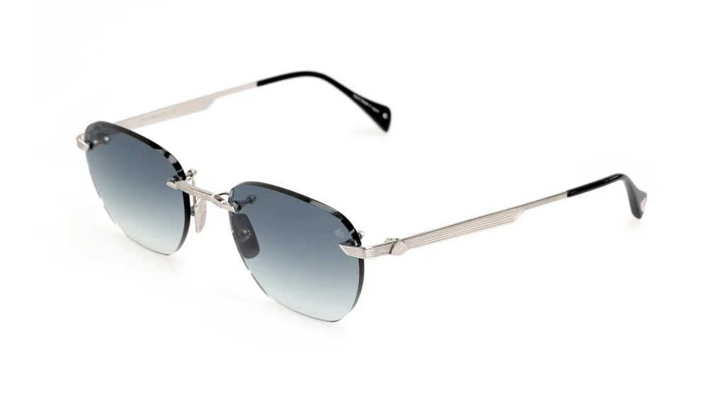 Maybach THE WOLF II PALLADIUM BLACK / LIGHT BLUE GRADIENT, Srebrny