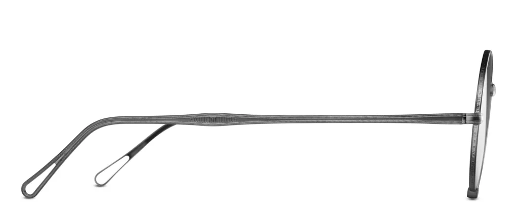 Matsuda M10601H MBK2 MATTE BLACK / SILVER MIRROR LENSES, Czarny