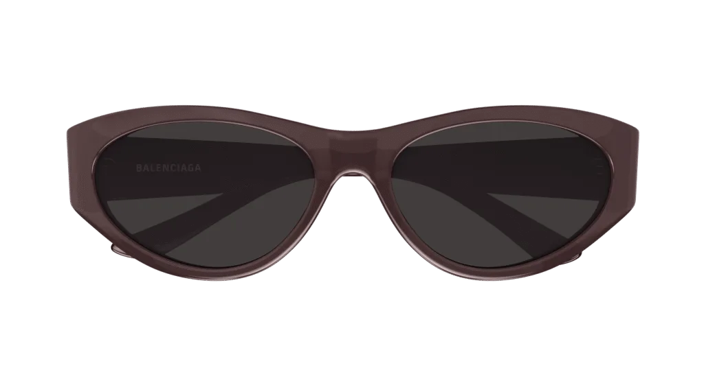 Balenciaga BB0367S Kolor: VIOLET-GREY, Kolor oprawy: Fioletowy