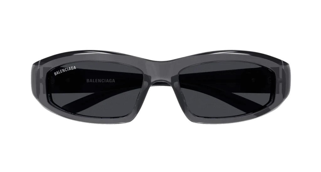 Balenciaga BB0408S Kolor: GREY-GREY, Kolor oprawy: Szary