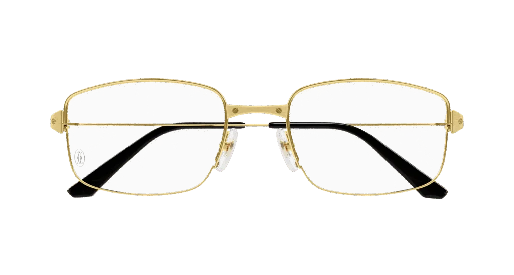 Cartier CT0406O Kolor: GOLD-TRANSPARENT, Kolor oprawy: Złoty
