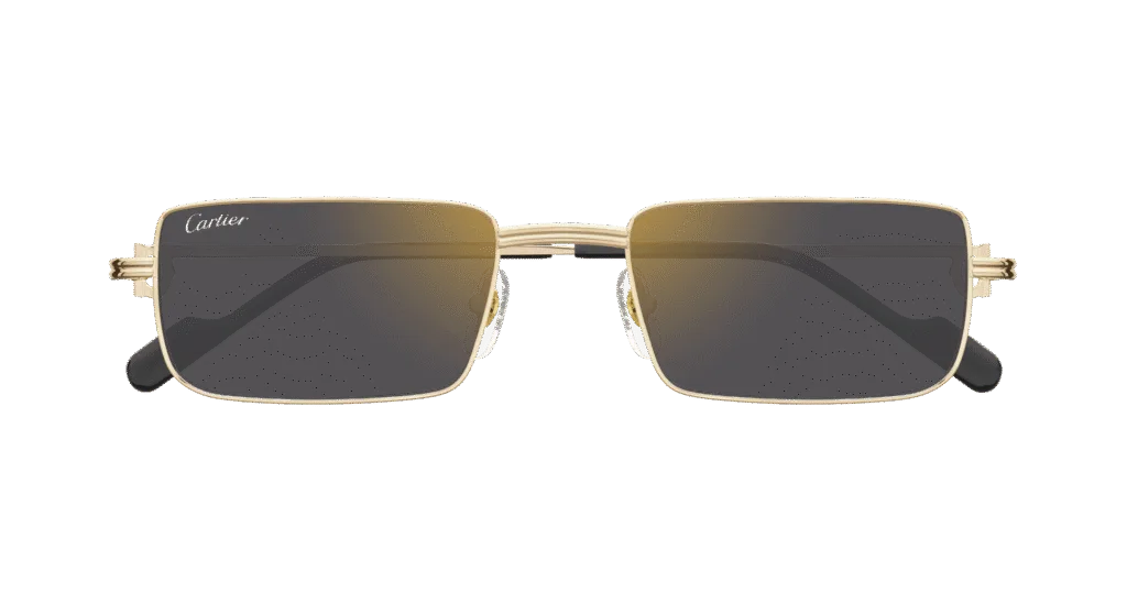 Cartier CT0501S Kolor: GOLD-GREY, Kolor oprawy: Złoty