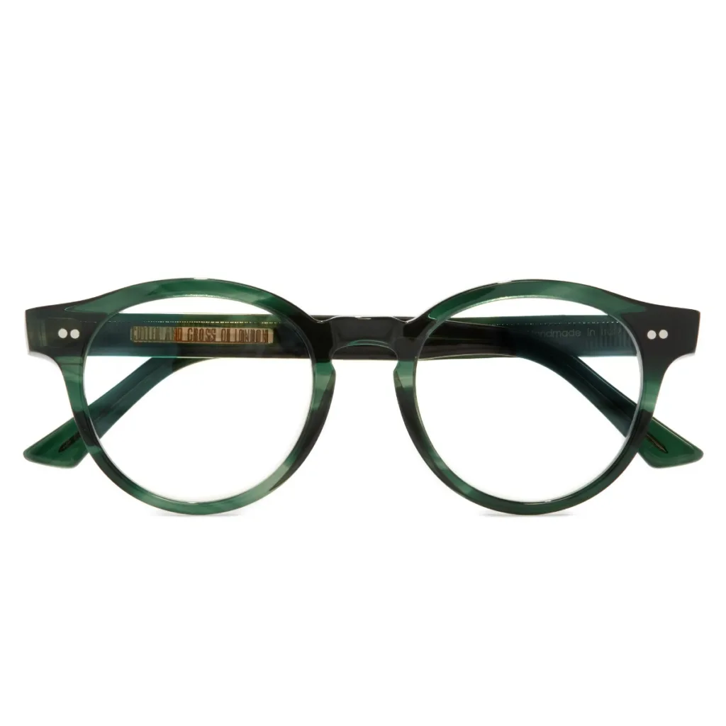 Cutler and Gross CGBB 1378S Kolor: STRIPED DARK GREEN, Kolor oprawy: Kolorowe