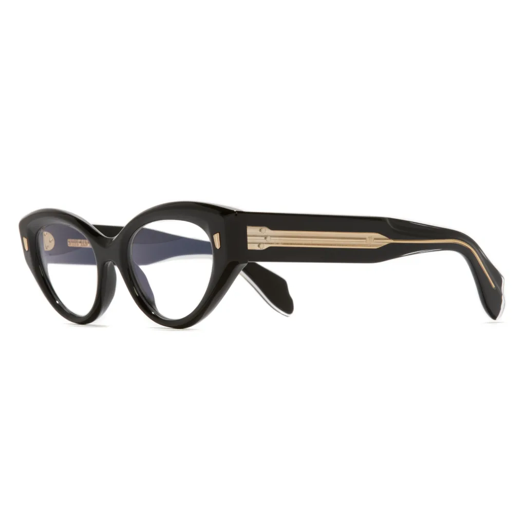 Cutler and Gross CGOP 1417 Kolor: BLACK ON CRYSTAL, Kolor oprawy: Czarny