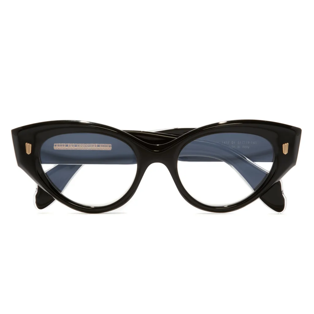 Cutler and Gross CGOP 1417 Kolor: BLACK ON CRYSTAL, Kolor oprawy: Czarny