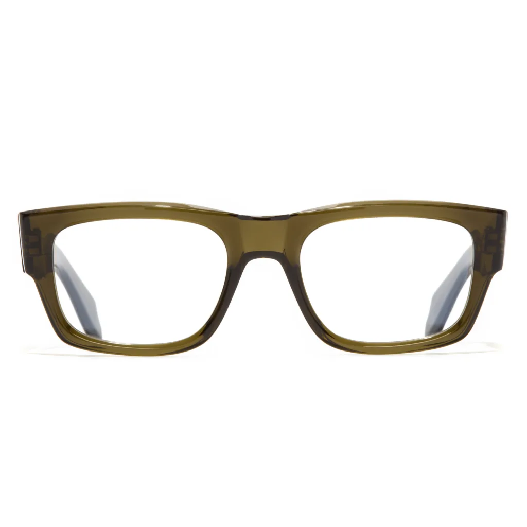 Cutler and Gross CGOP 9043 Kolor: OLIVE, Kolor oprawy: Transparentny