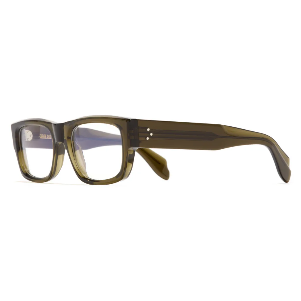 Cutler and Gross CGOP 9043 Kolor: OLIVE, Kolor oprawy: Transparentny