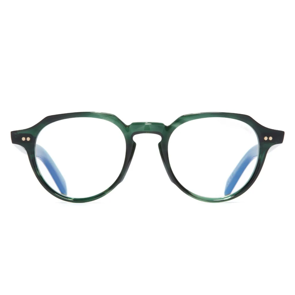 Cutler and Gross CGOP GR06 Kolor: STRIPED DARK GREEN, Kolor oprawy: Kolorowe